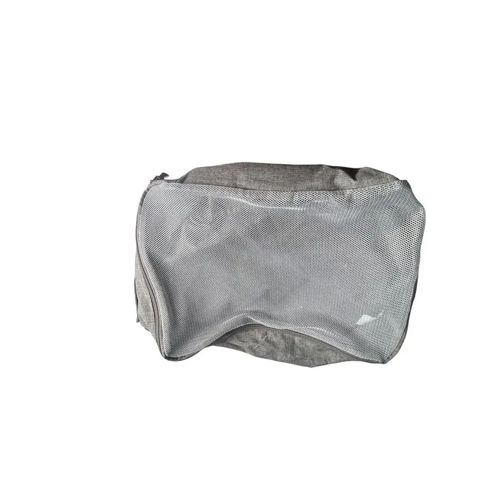 Lug 2-Piece Travel Shoe Bags Set (Blue & Gray, Zippered with Mesh Panels)